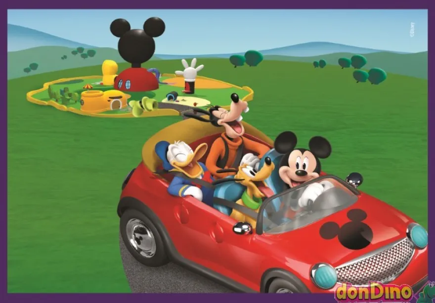 Puzzle progresivo 4 en 1 mickey 12-16-20-24