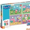 Puzzle progresivo 4 en 1 peppa pig supercolor - 12,16,20,24 pzas.