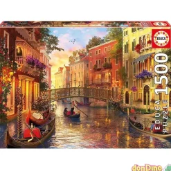Puzzle 1500 pzas. atardecer en venecia