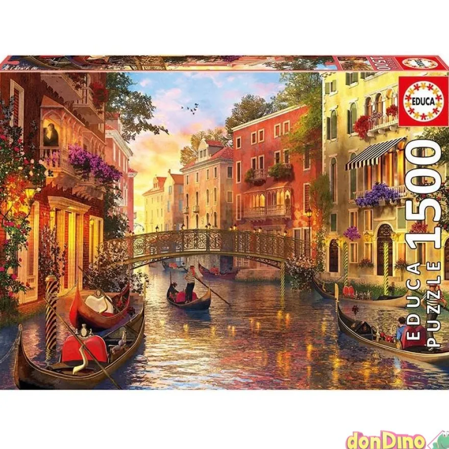 Puzzle 1500 pzas. atardecer en venecia