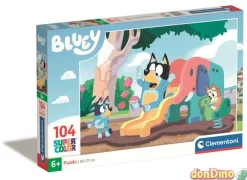 Puzzle 104 pzas. bluey super color