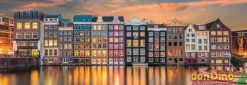 Puzzle 1000 pzas. bright amsterdam panorama - + poster incluido