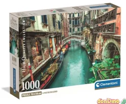 Puzzle 1000 pzas. canal de venecia c/poster
