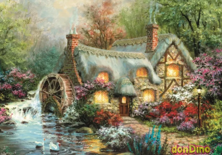 Puzzle 1500 pzas. country retreat c/poster - high quality collection