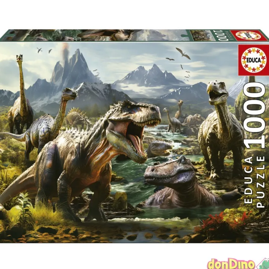 Puzzle 1000 pzas.dinosaurios feroce