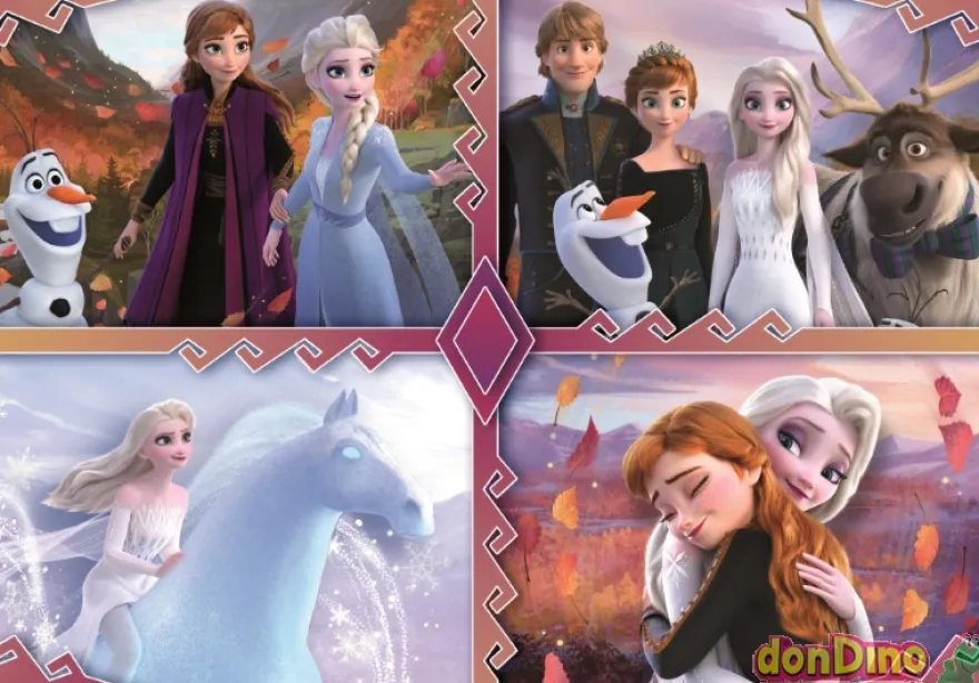Puzzle 180 pzas. frozen super