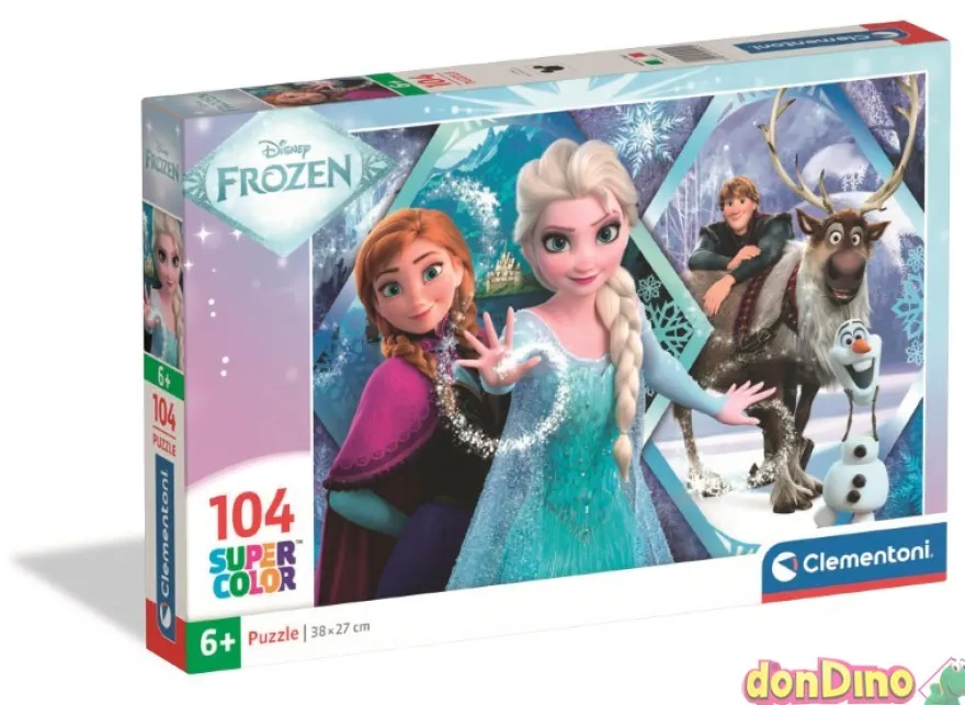Puzzle 104 pzas. frozen super color