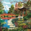 Puzzle 1000 pzas. fuji garden c/poster - high quality collection