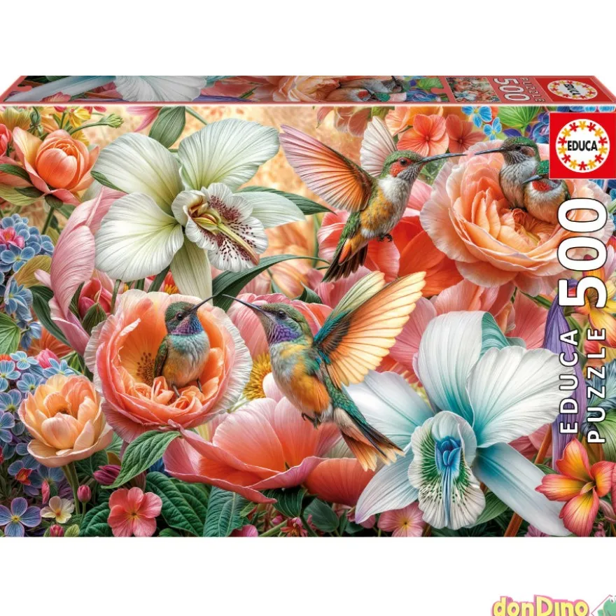 Puzzle 500 pzas.jardin de colibries