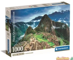 Puzzle 1000 pzas. machu picchu con poster - high quality collection