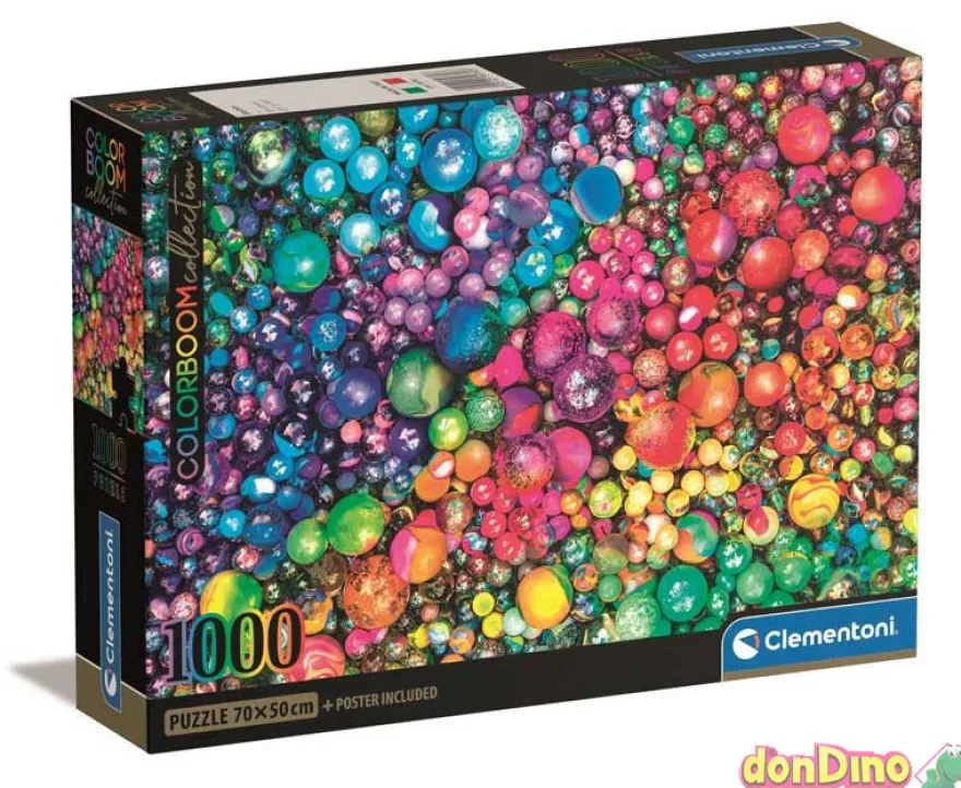 Puzzle 1000 pzas. marbles colorboom c/poster