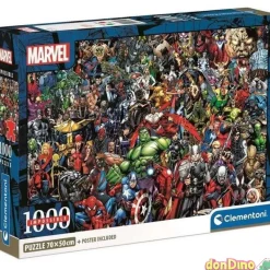Puzzle 1000 pzas. marvel impossible poster incluido