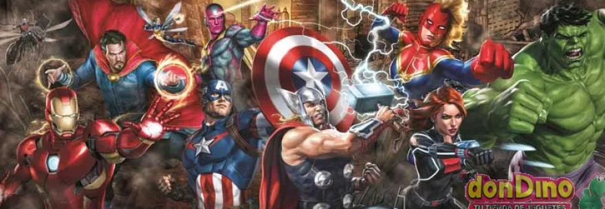 Puzzle 1000 pzas. marvel panorama + poster incluido