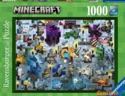 Puzzle 1000 pzas. minecraft mobs