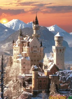 Puzzle 1500 pzas. neuschwanstein c/poster - high quality collection