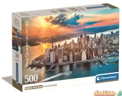 Puzzle 500 pzas. new york c/poster - high quality collection