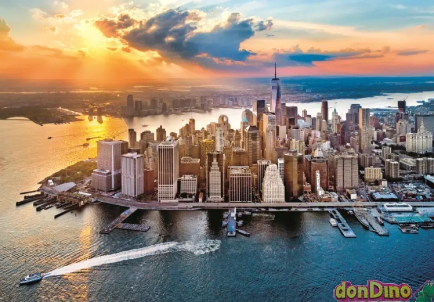 Puzzle 500 pzas. new york c/poster - high quality collection