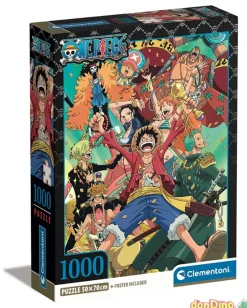 Puzzle 1000 pzas. one piece con poster