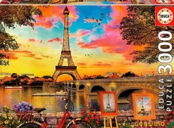 Puzzle 3000 pzas. puesta sol paris