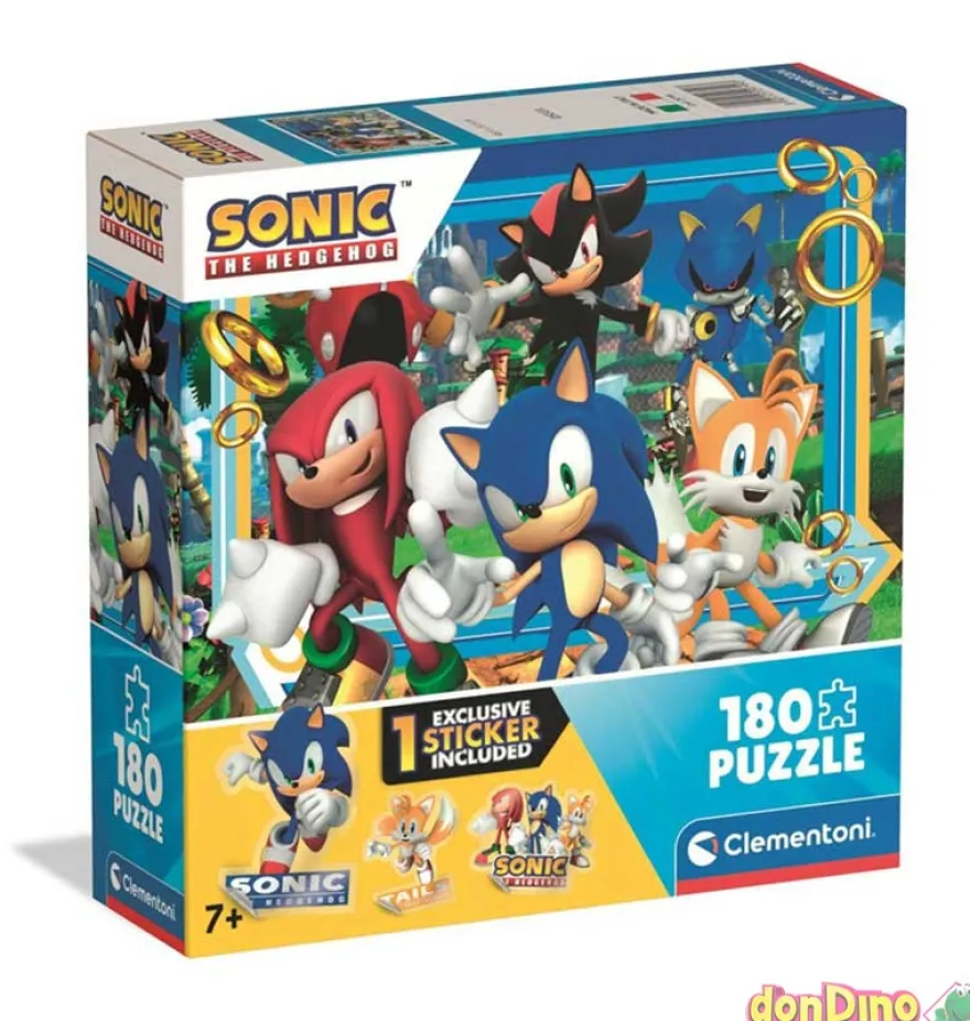 Puzzle 180 pzas. sonic c/sticker
