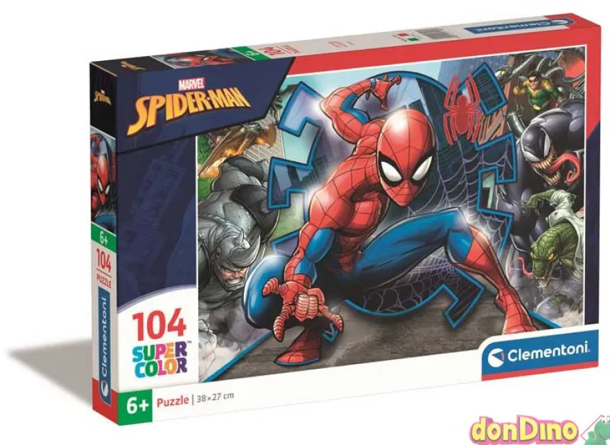 Puzzle 104 pzas. spider-man supercolor
