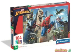 Puzzle 104 pzas. spider-man super color