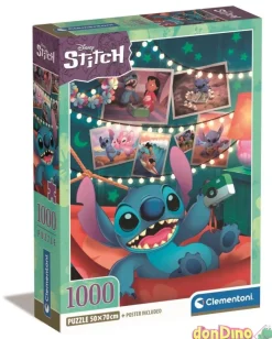 Puzzle 1000 pzas. stitch disney con poster
