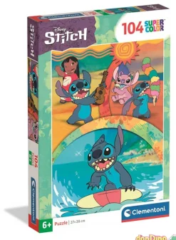 Puzzle 104 pzas. stitch disney supercolor