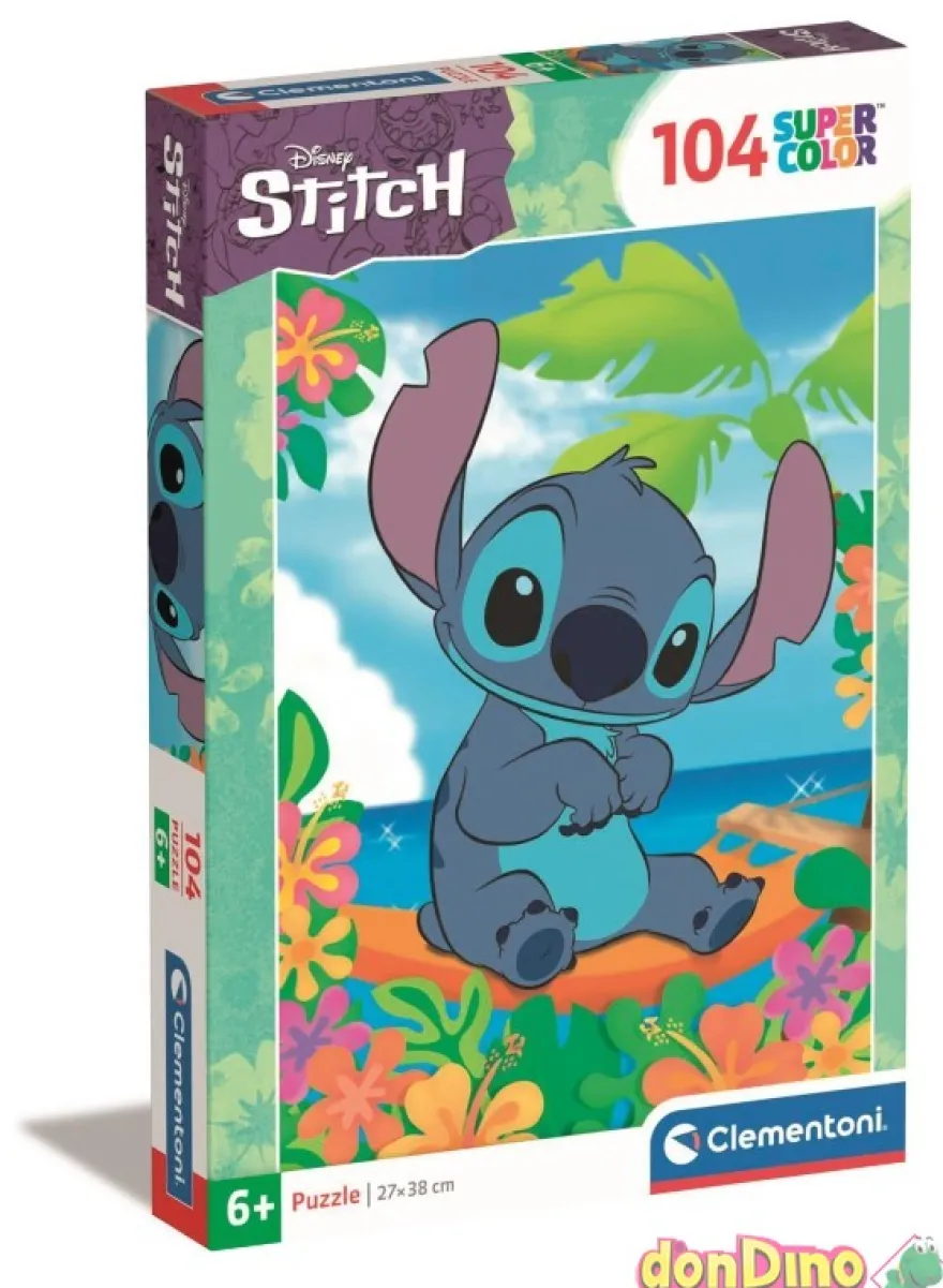 Puzzle 104 pzas. stitch disney super color