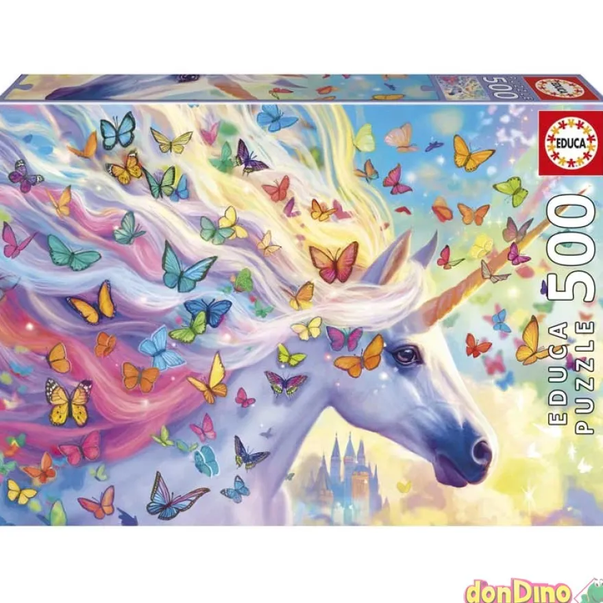 Puzzle 500 pzas.unicornio arco-iris