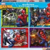 Puzzle spider-man 4x100 pzas.