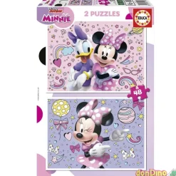 Puzzle 2x48 pzas. minnie