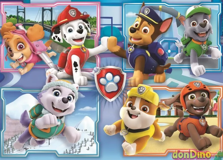 Puzzle 2x60 pzas. patrulla canina super color