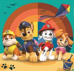 Puzzle 3x48 pzas. patrulla canina super color