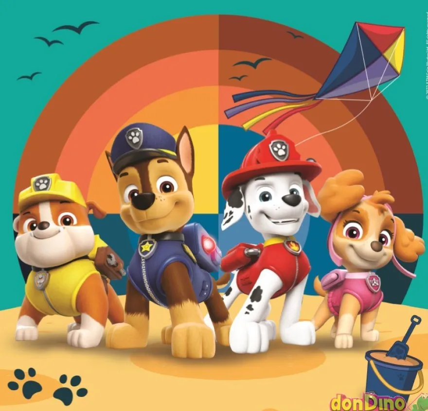 Puzzle 3x48 pzas. patrulla canina super color