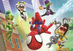 Puzzle 2x60 pzas. spidey y amigos super color