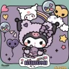 Puzzle 3x48 pzas. square kuromi