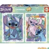 Puzzle 2x500 pzas. stitch disney