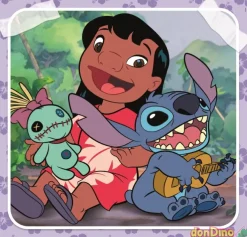 Puzzle 3x48 pzas. stitch disney super color