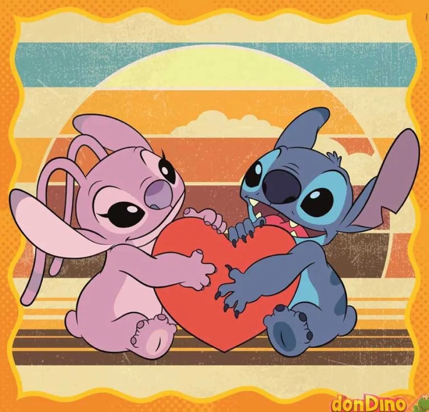 Puzzle 3x48 pzas. stitch disney supercolor