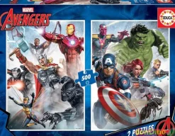 Puzzle 2x500 pzas. vengadores