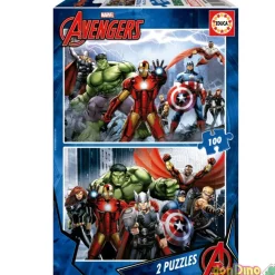 Puzzle 2x100 pzas. vengadores