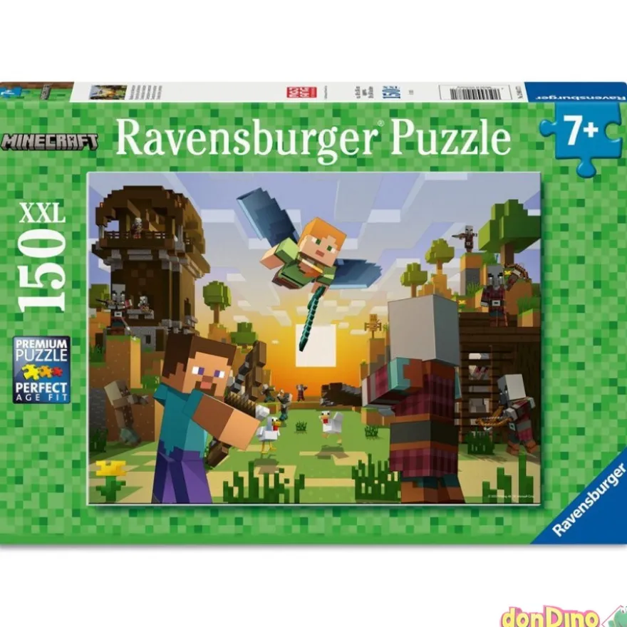 Puzzle xxl 150 pzas. minecraft construcción y aventura