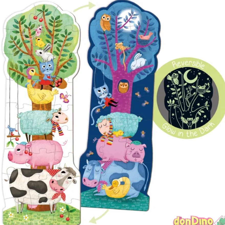 Puzzle xxl 27 pzas. reversible glow in the dark