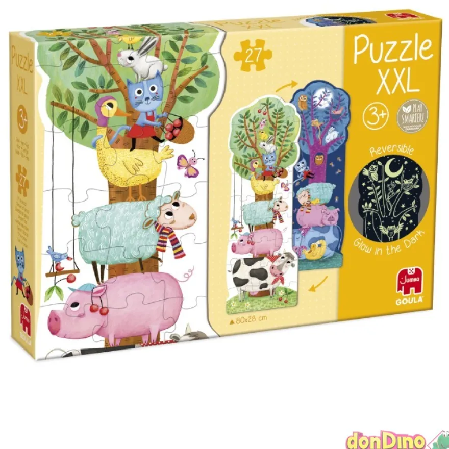 Puzzle xxl 27 pzas. reversible glow in the dark