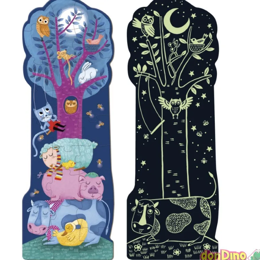 Puzzle xxl 27 pzas. reversible glow in the dark