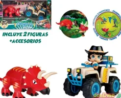 Quad c/dinosaurio pinypon action 10 accesorios