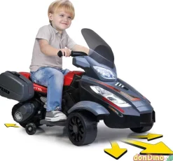 Quad motor spider 12 v. 98x66x67 cm.