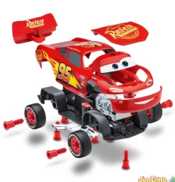 Rayo mcqueen build & play 19 pzas. luz y sonido - cars disney
