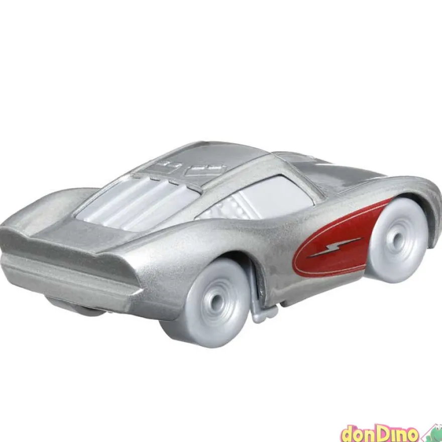 Rayo mcqueen paseo cars plateado disney 100